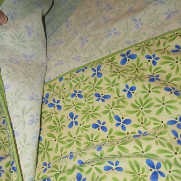 Womens Scrub Top lot of 2 Size L SB Scrubs green Cherokee blue and brown used - Picture 6 of 12